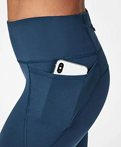 Sweaty Betty Power 7/8 Workout Leggings, BeetleBlue, XXL