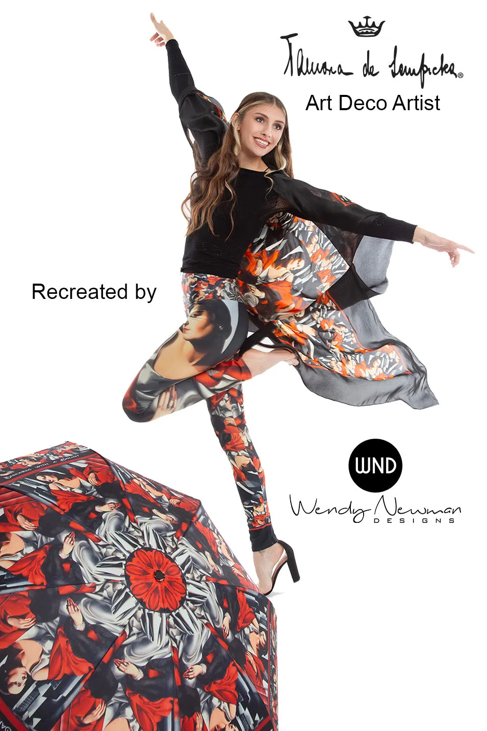Tamara de Lempicka Boucard Yoga Leggings