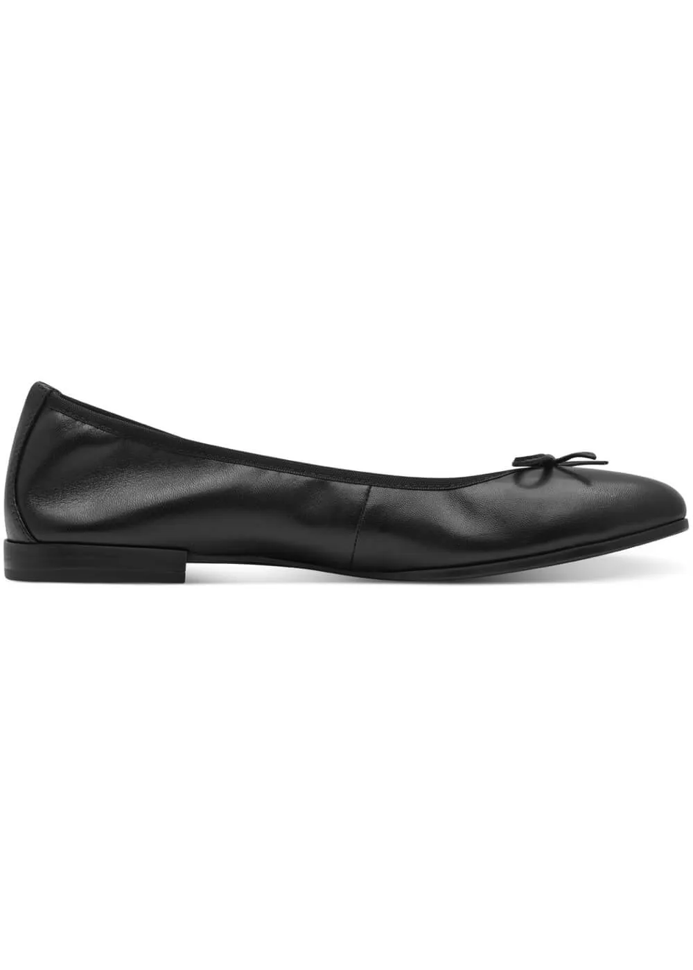 Tamaris Audrey Leren Ballerinas Black