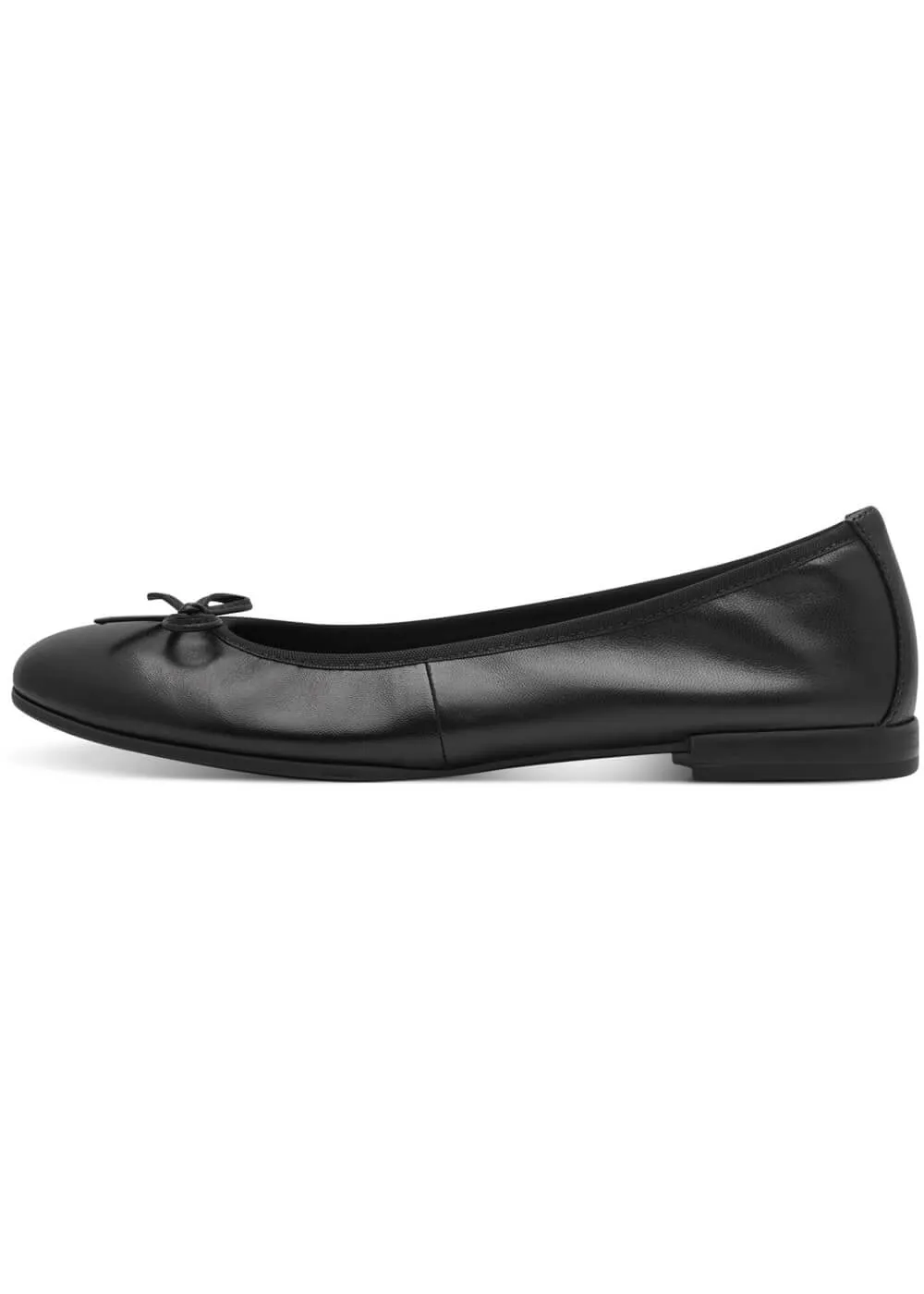 Tamaris Audrey Leren Ballerinas Black