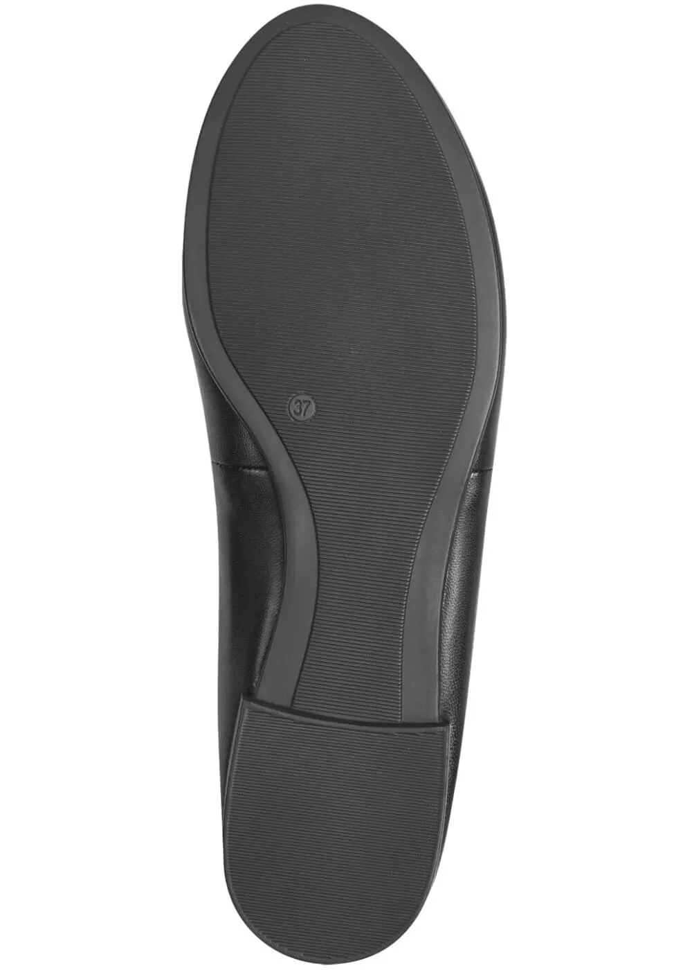 Tamaris Audrey Leren Ballerinas Black