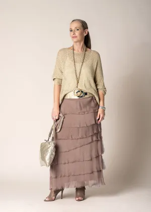Tanaka Top In Gold - Imagine Fashion