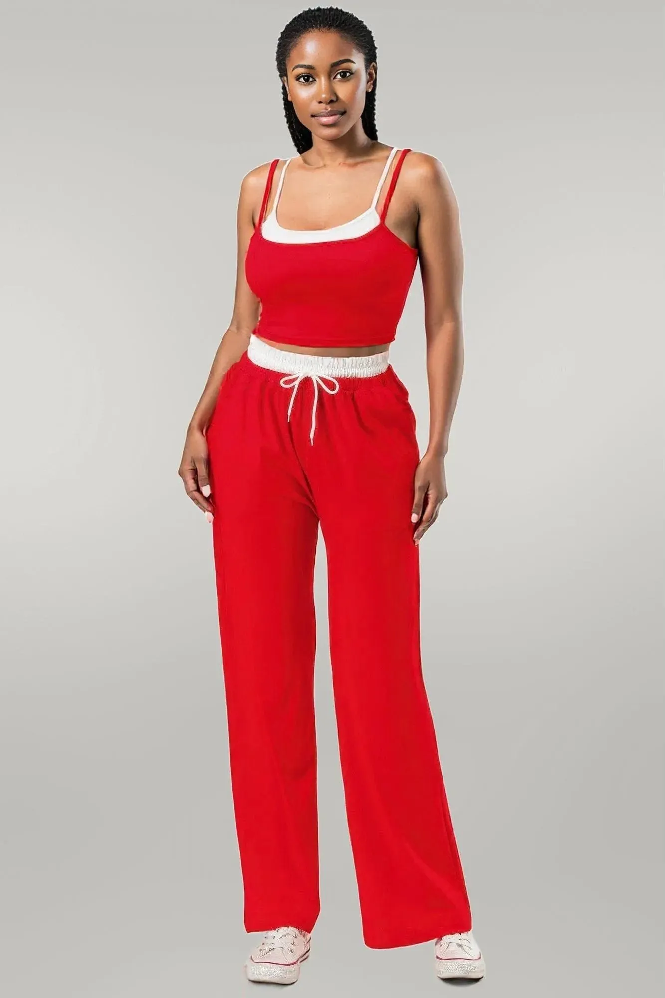 Tank Top And Sweatpant Set