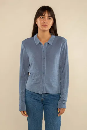 Teagan Indigo Button Up