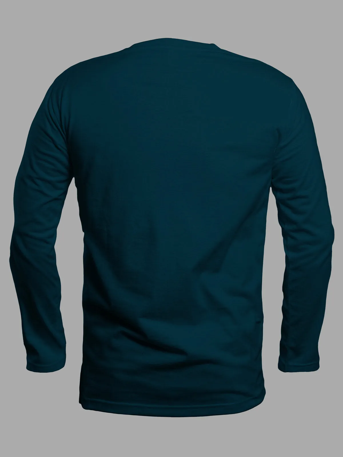 Teal Blue  | ACTION series | Full Sleeve T shirt for Men