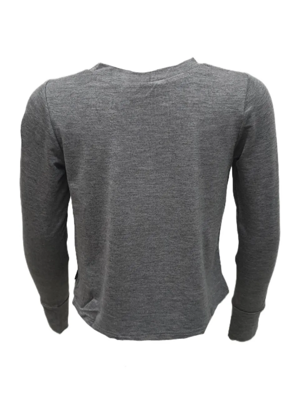 TEREZ Girl's Grey Long Sleeve Shirt #34348026 NWT