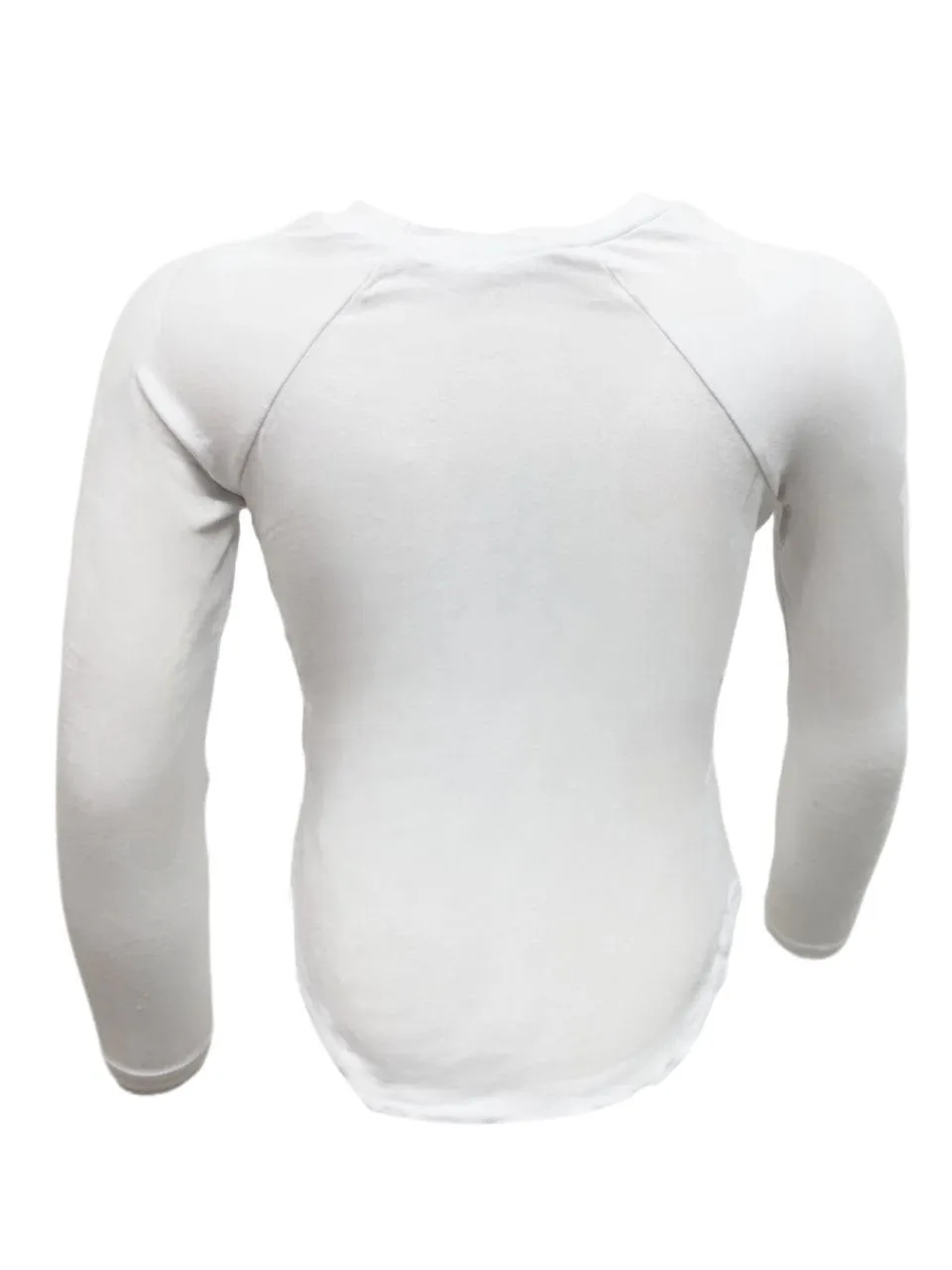 TEREZ Girl's White Long Sleeve Shirt #38703547 NWT