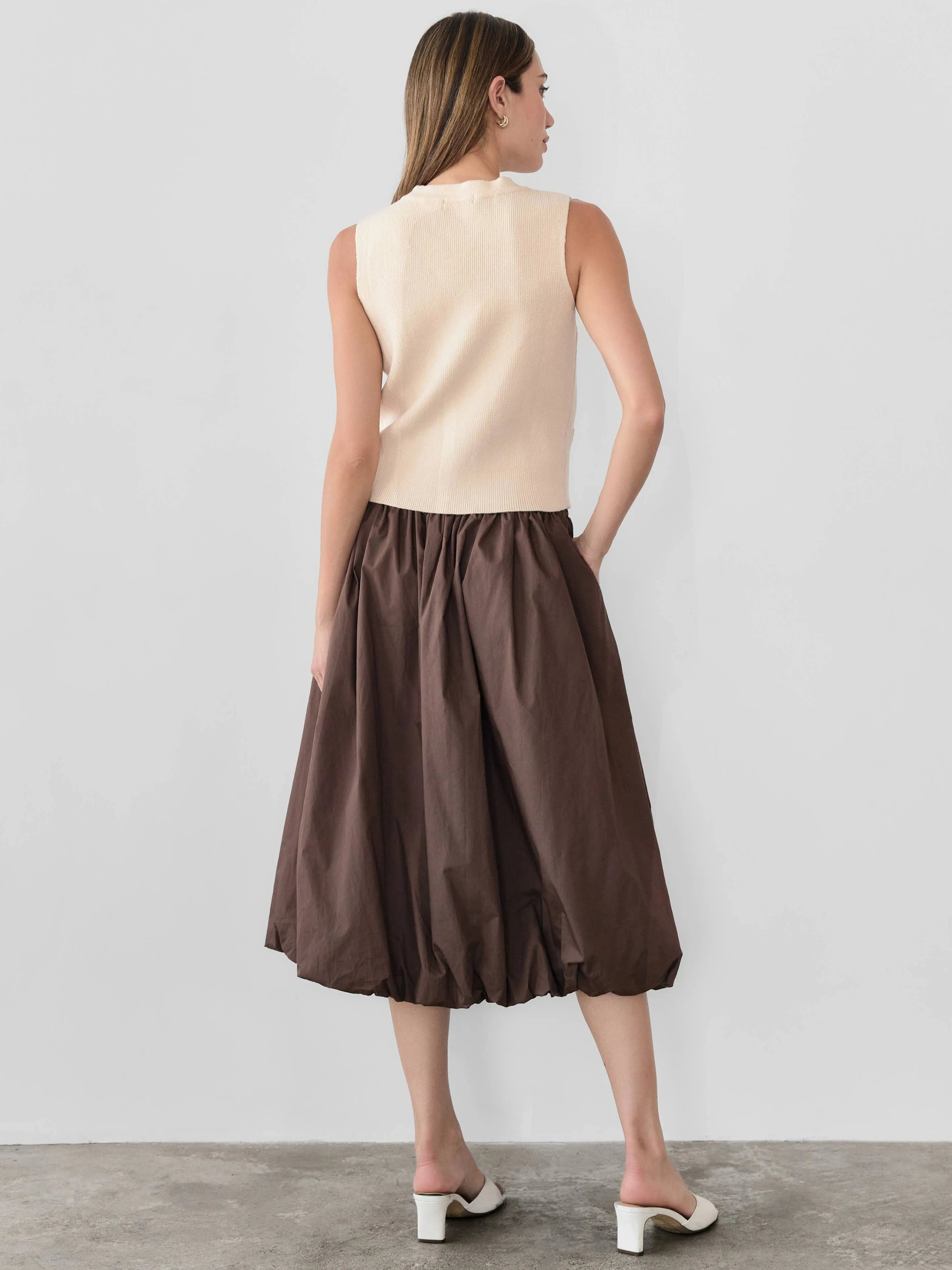 The Bella Skirt | Midi Bubble Skirt