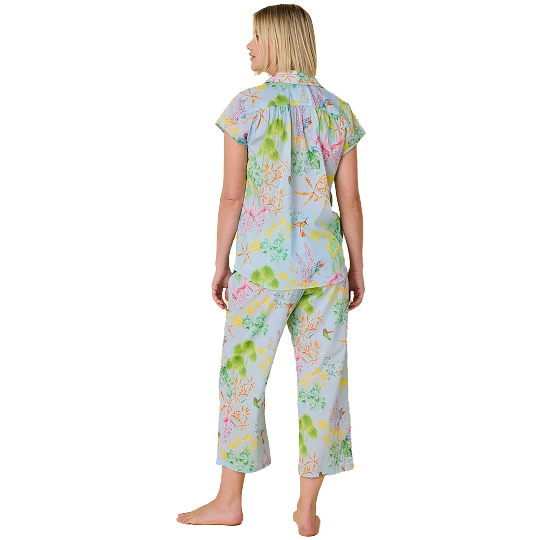 The Cat's Pajamas Voile SS Capri PJ Set