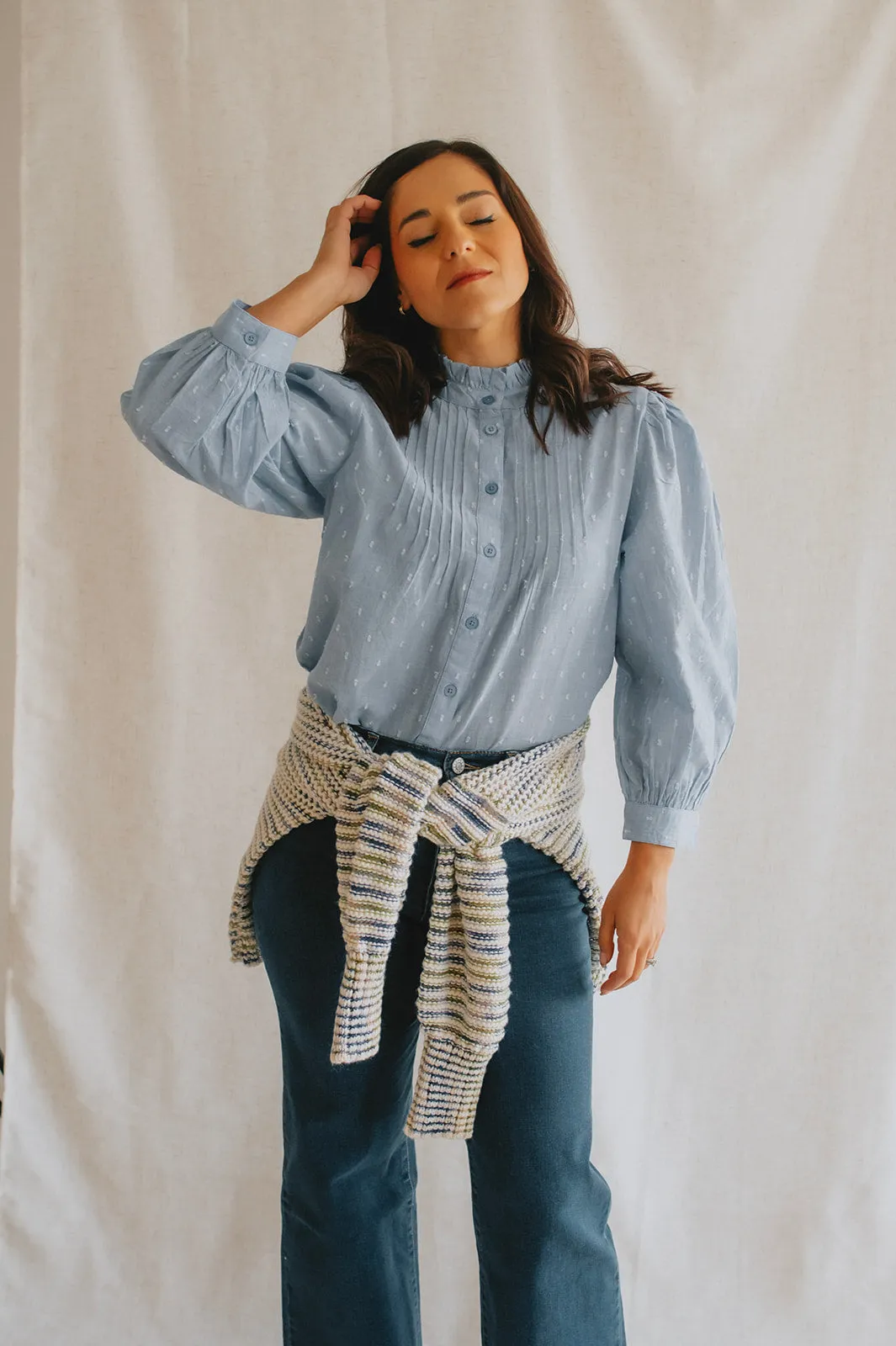 The Lisana Shirt - Light Blue