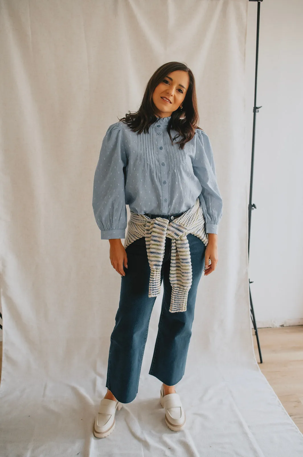 The Lisana Shirt - Light Blue
