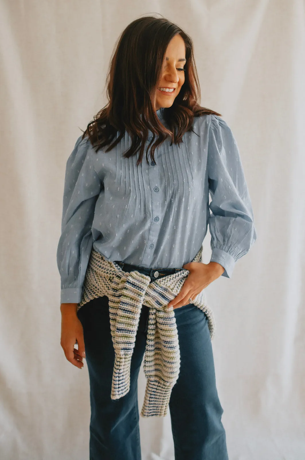 The Lisana Shirt - Light Blue