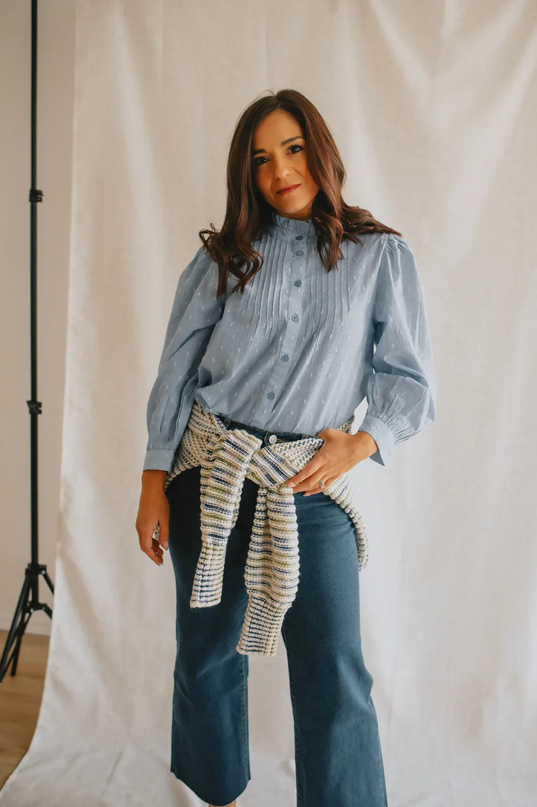 The Lisana Shirt - Light Blue