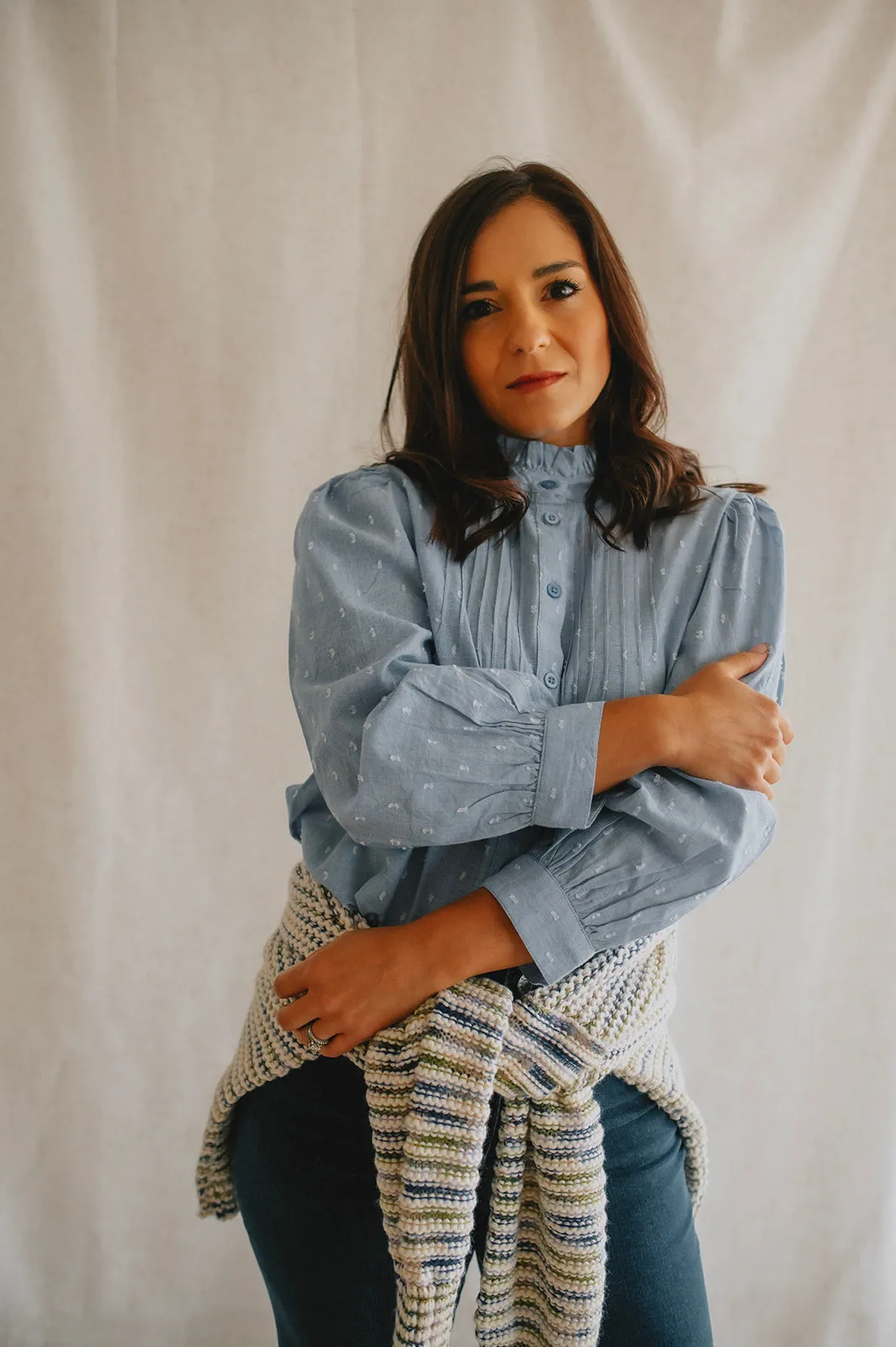 The Lisana Shirt - Light Blue