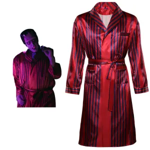 The Munsters Herman Munster Cosplay Costume Sleep Robe Nightgown Belt Outfits Halloween Carnival Suit