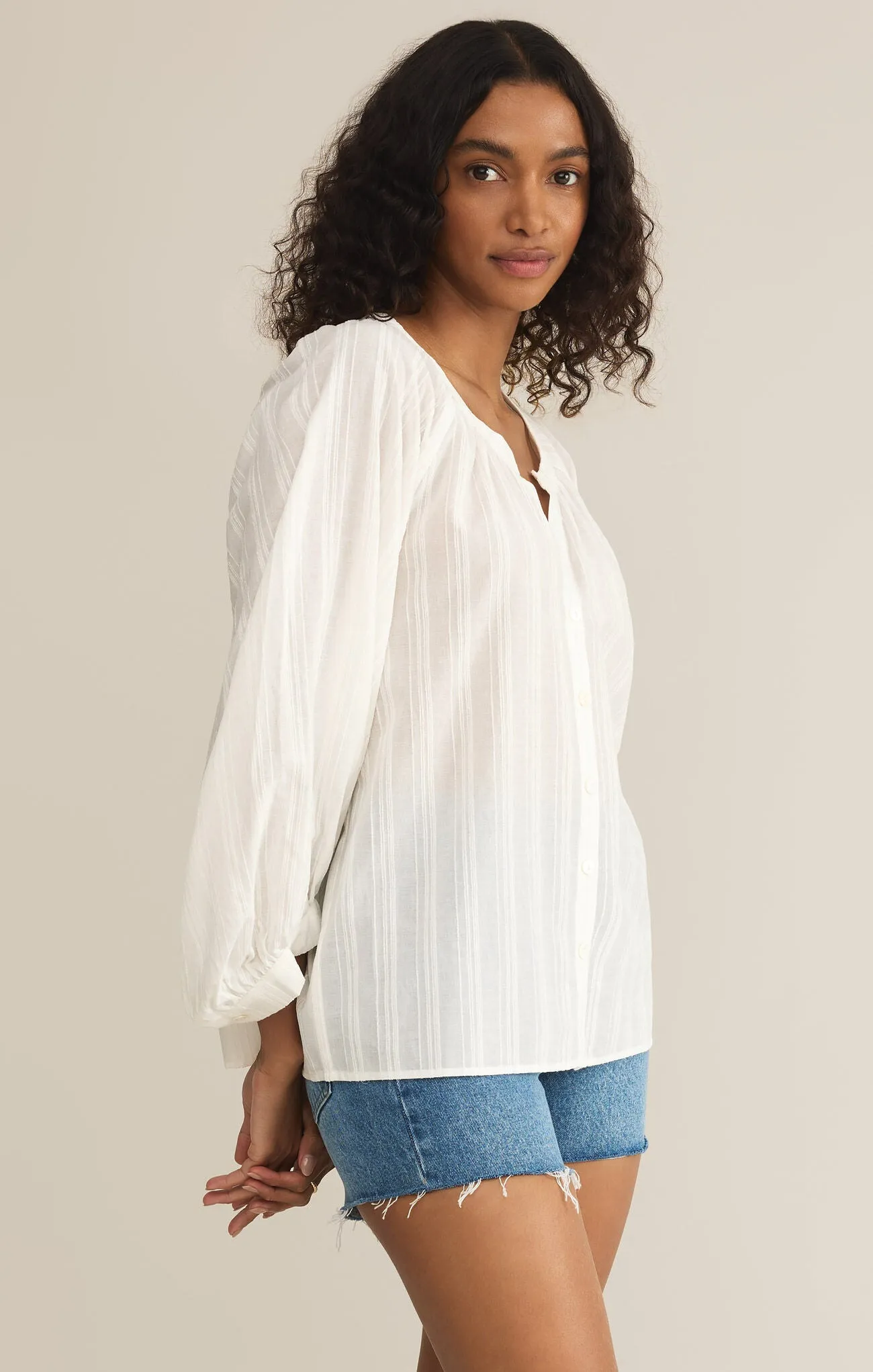 The Wren Button Up Top