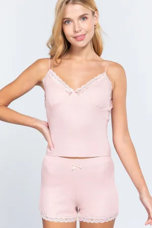 Thermal Cami & Shorts Pajama Set