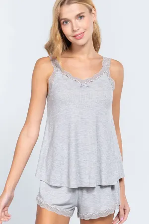 Thermal Flare Top/shorts Pajama Set