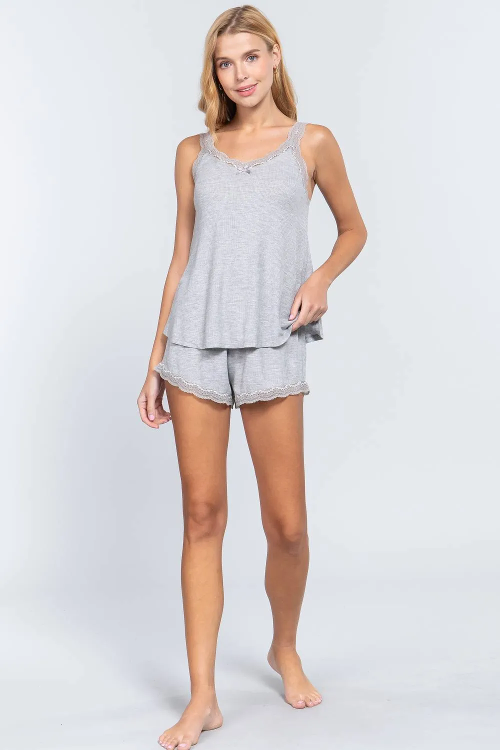 Thermal Flare Top/shorts Pajama Set