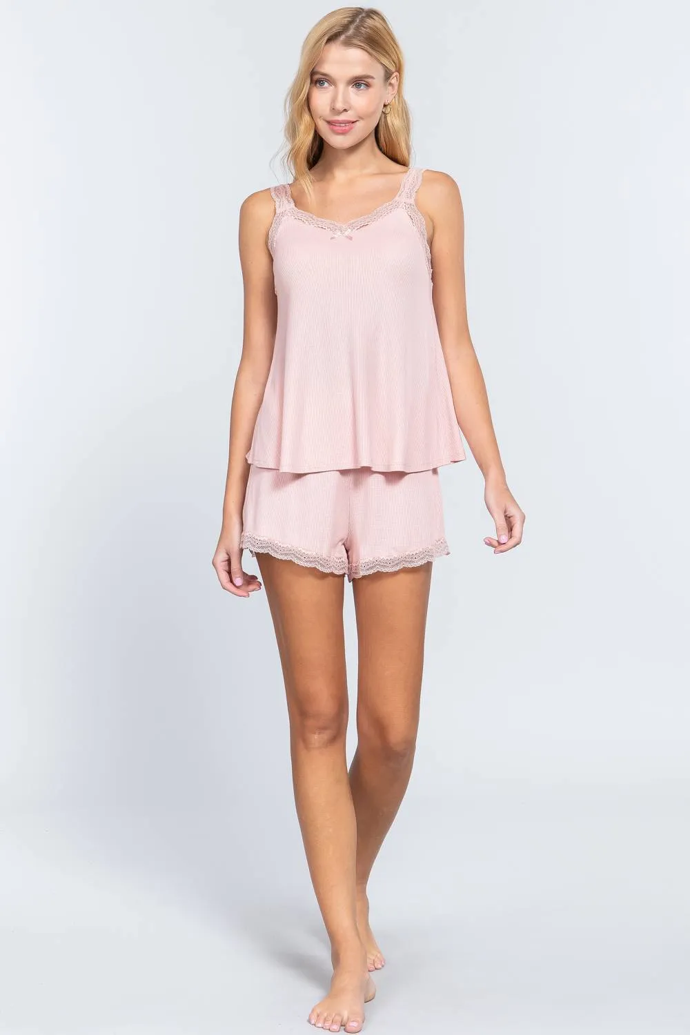 Thermal Flare Top/shorts Pajama Set