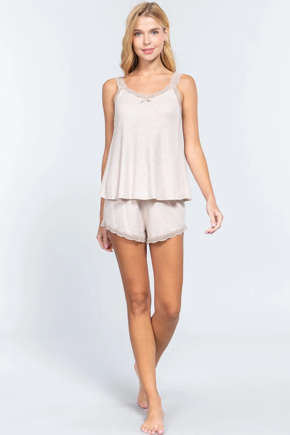 Thermal Flare Top/shorts Pajama Set
