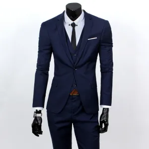 Three-piece formal blazer suit / Male suit of cultivate one's morality Business suits
