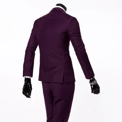 Three-piece formal blazer suit / Male suit of cultivate one's morality Business suits
