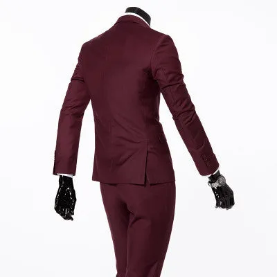 Three-piece formal blazer suit / Male suit of cultivate one's morality Business suits