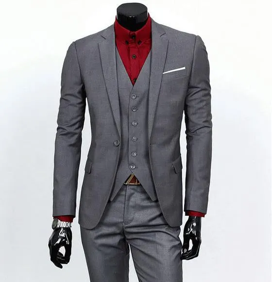 Three-piece formal blazer suit / Male suit of cultivate one's morality Business suits