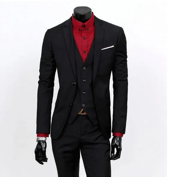 Three-piece formal blazer suit / Male suit of cultivate one's morality Business suits