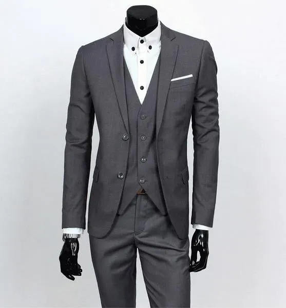Three-piece formal blazer suit / Male suit of cultivate one's morality Business suits