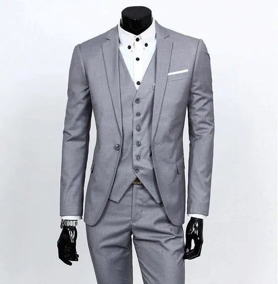 Three-piece formal blazer suit / Male suit of cultivate one's morality Business suits