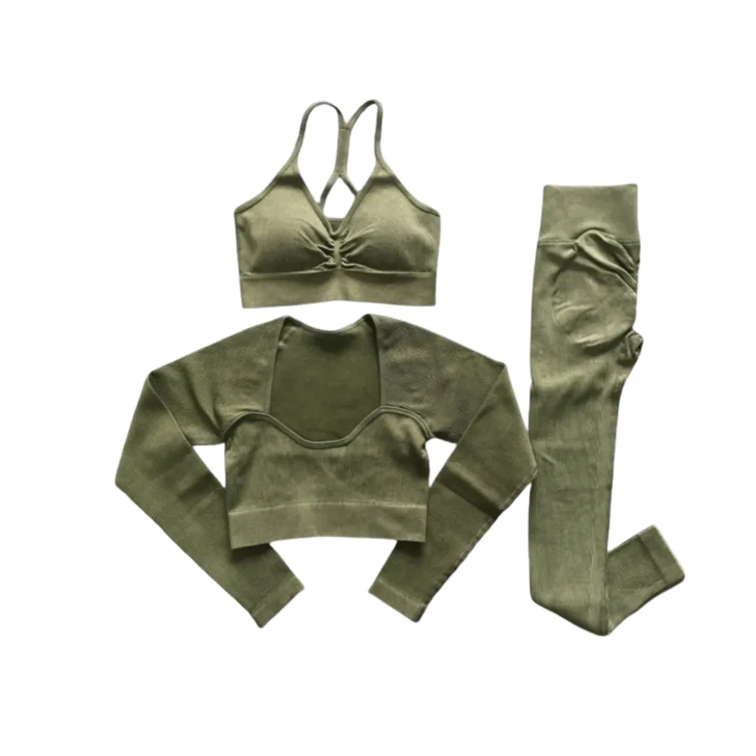 Three Piece Seamless Active Set