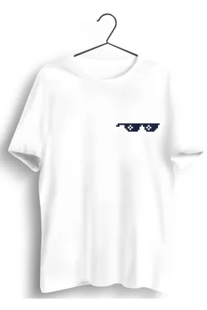 Thug Life Graphic Printed White Tshirt