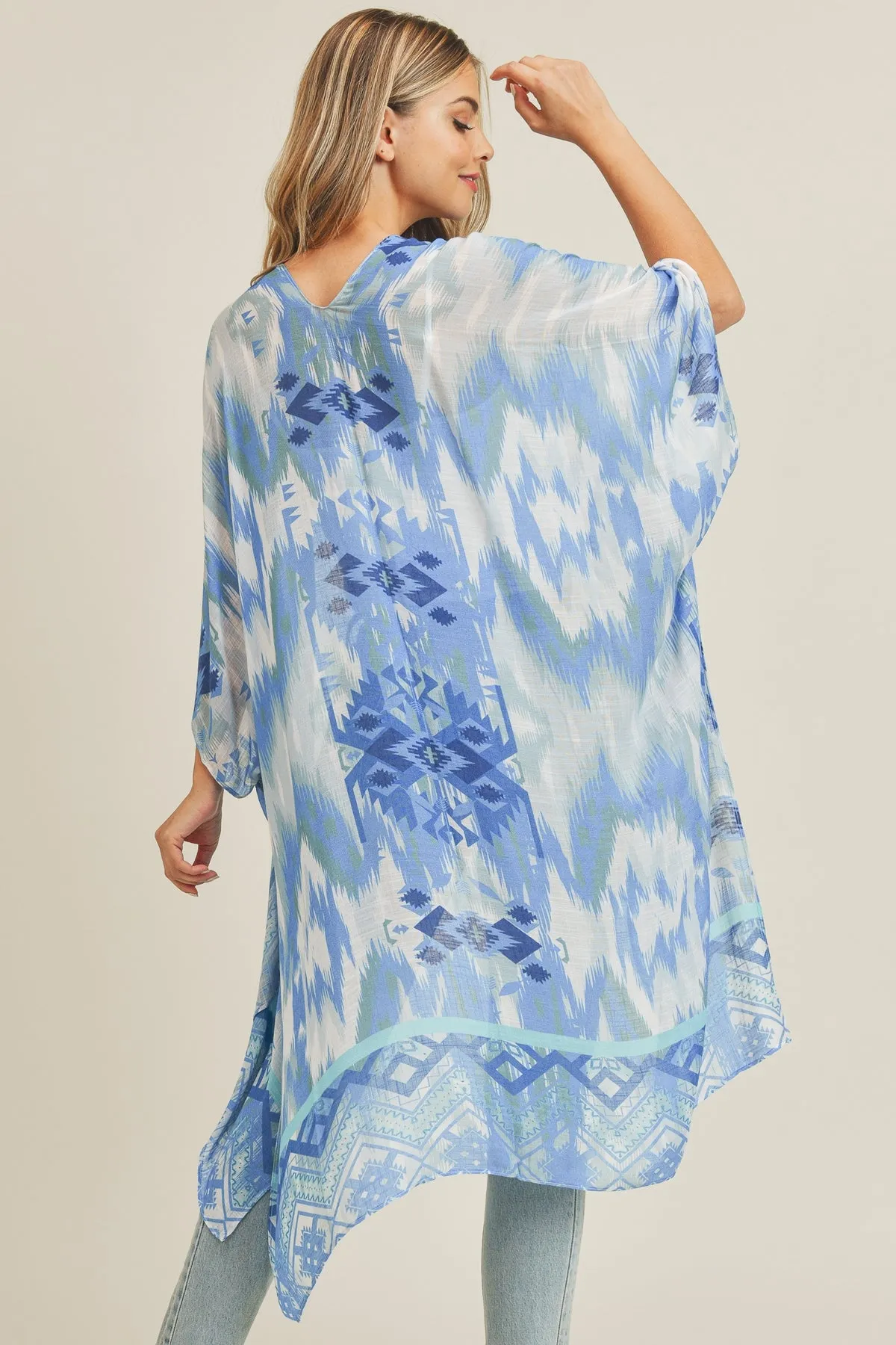 TIE DYE BOHO KIMONO