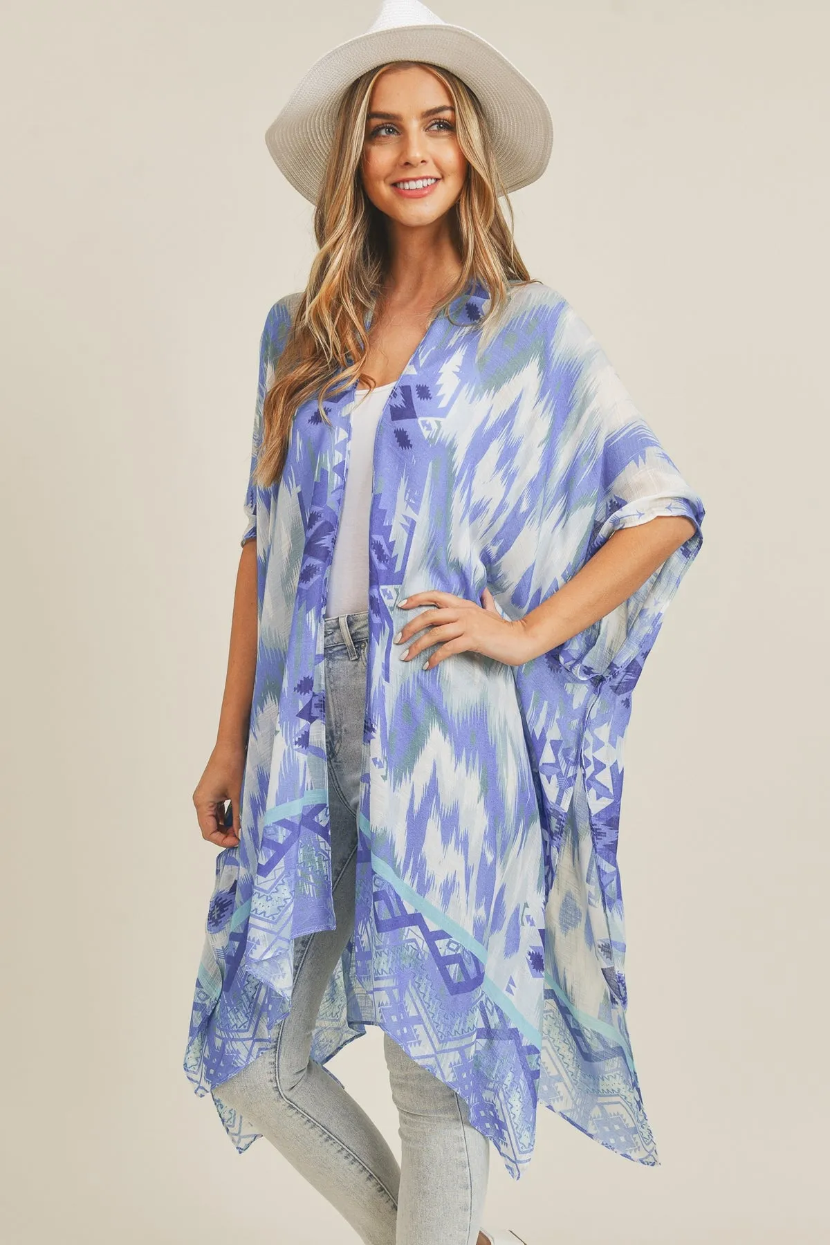 TIE DYE BOHO KIMONO