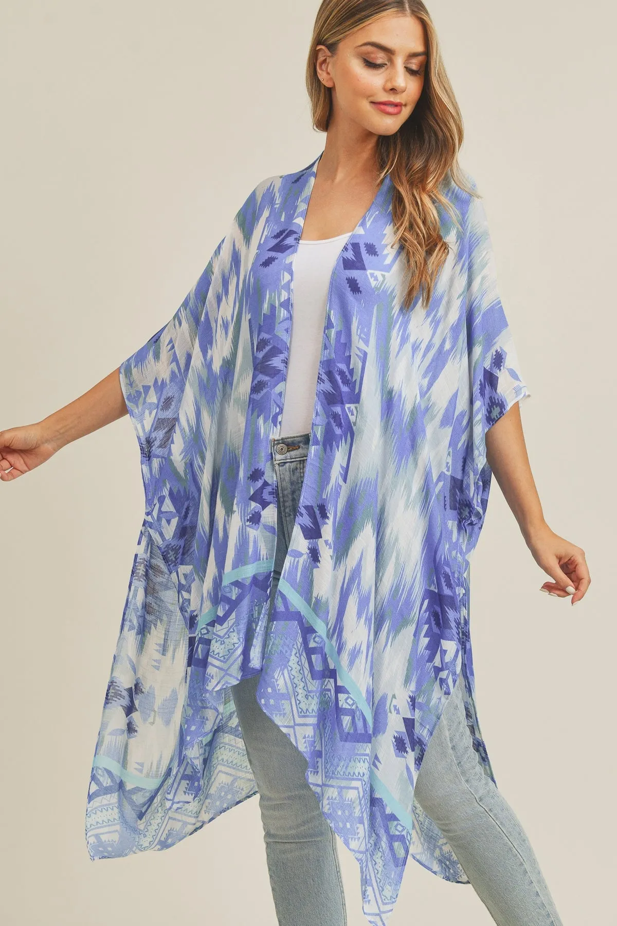 TIE DYE BOHO KIMONO