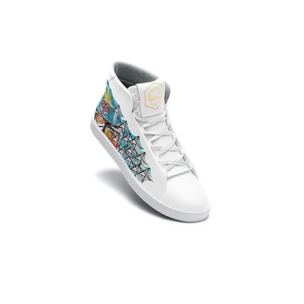 Tnp X Rex Chouk, Rexstatic #3 High Top Sneaker