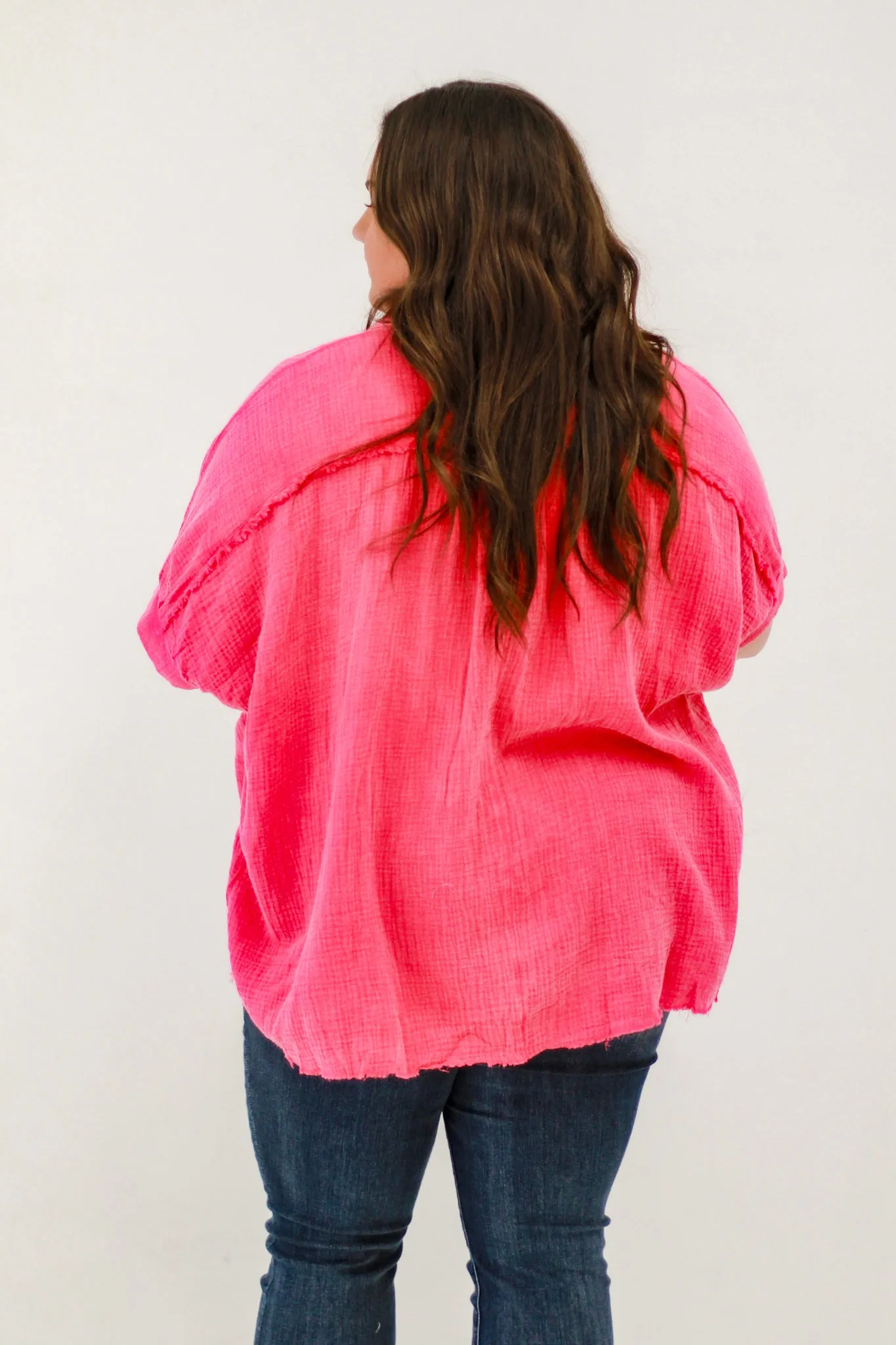 To Be Loved By You Pink Blouse