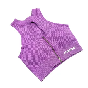 Top deportivo Inspire para mujer Pride Activewear - Fucsia