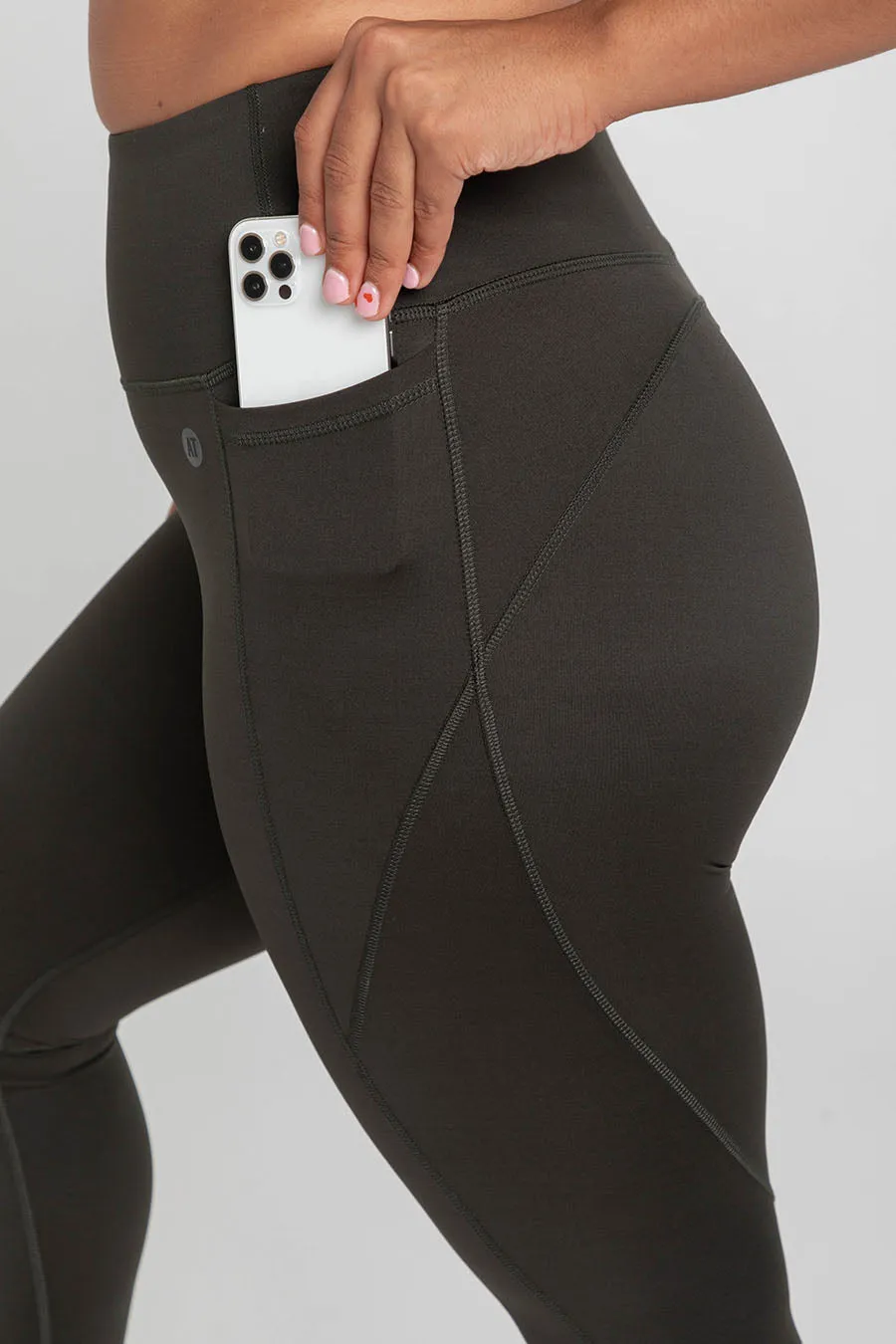 Training Pocket Move 7/8 Length Legging - Forest Night