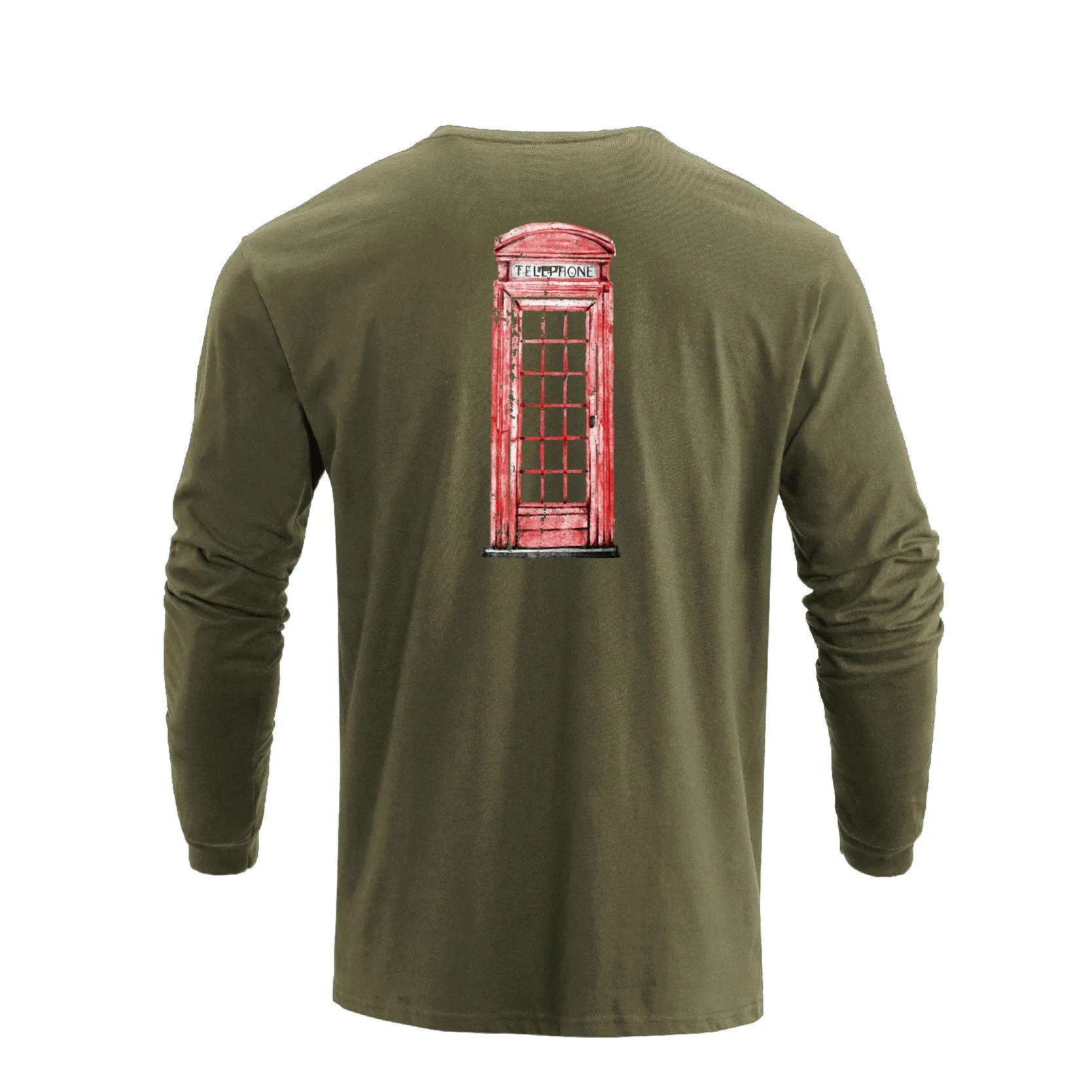 U.K FLAG GRAPHIC LONG SLEEVE T-SHIRT