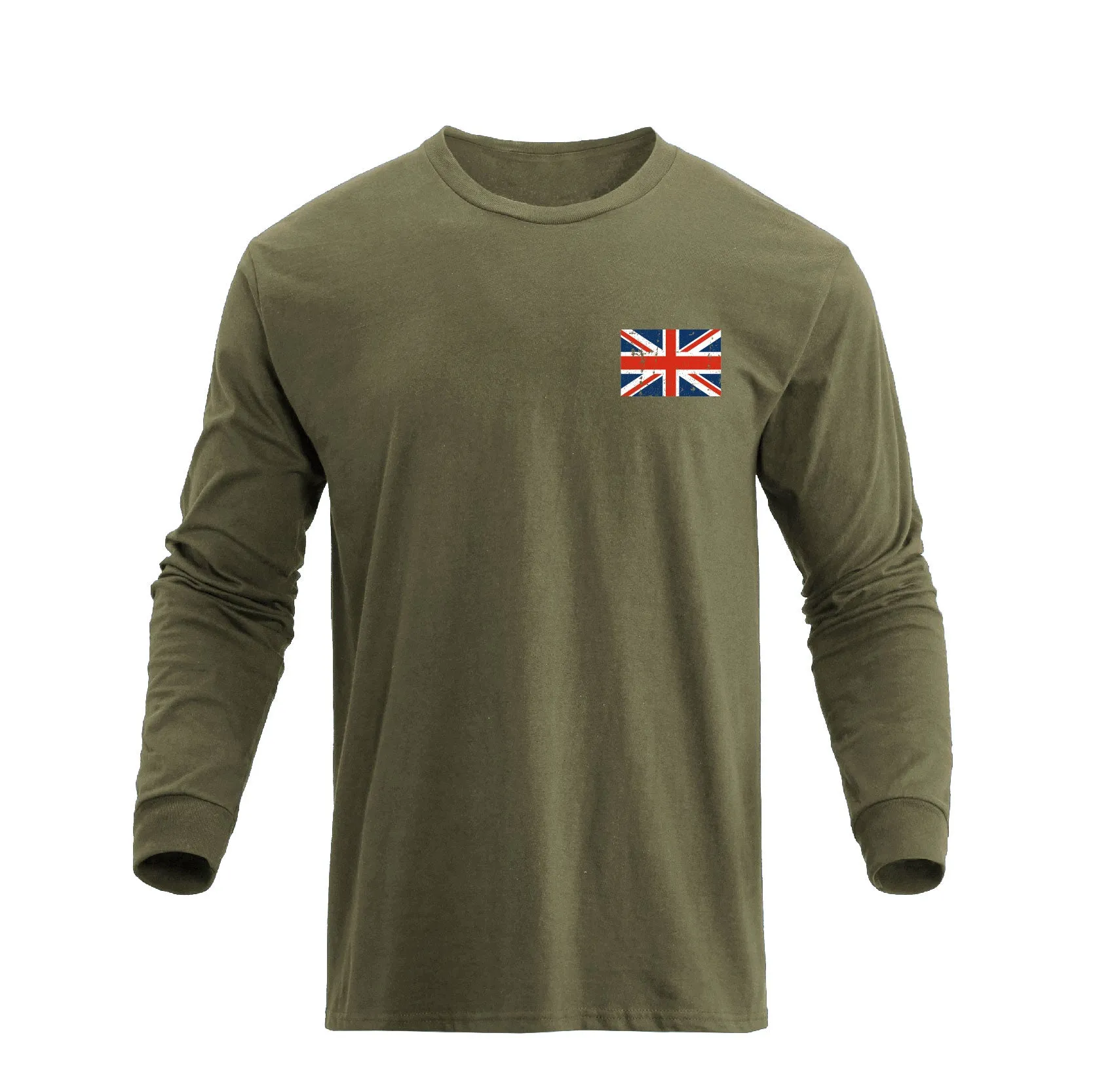 U.K FLAG GRAPHIC LONG SLEEVE T-SHIRT