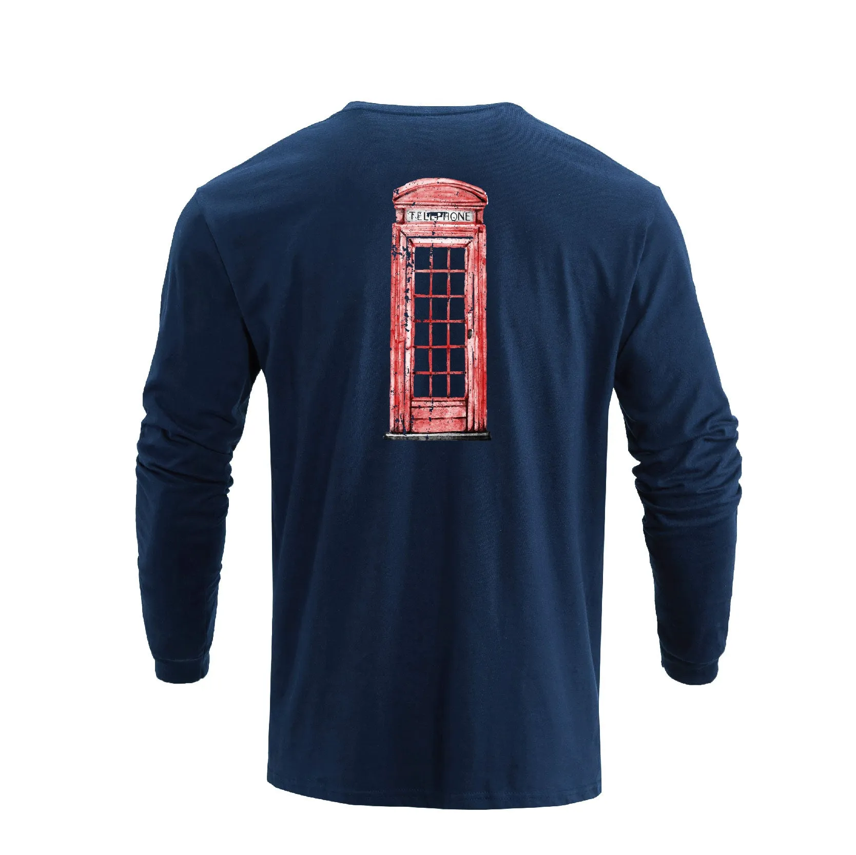 U.K FLAG GRAPHIC LONG SLEEVE T-SHIRT
