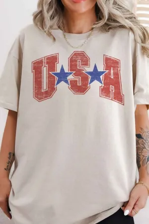 USA OVERSIZED GRAPHIC TEE