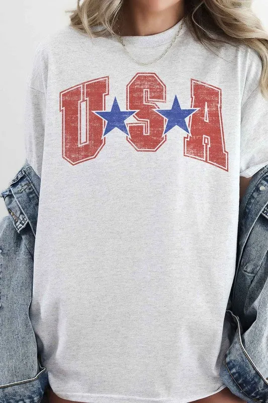USA OVERSIZED GRAPHIC TEE