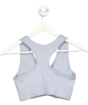 USA Pro Blue Crop Sports Bra UK 10