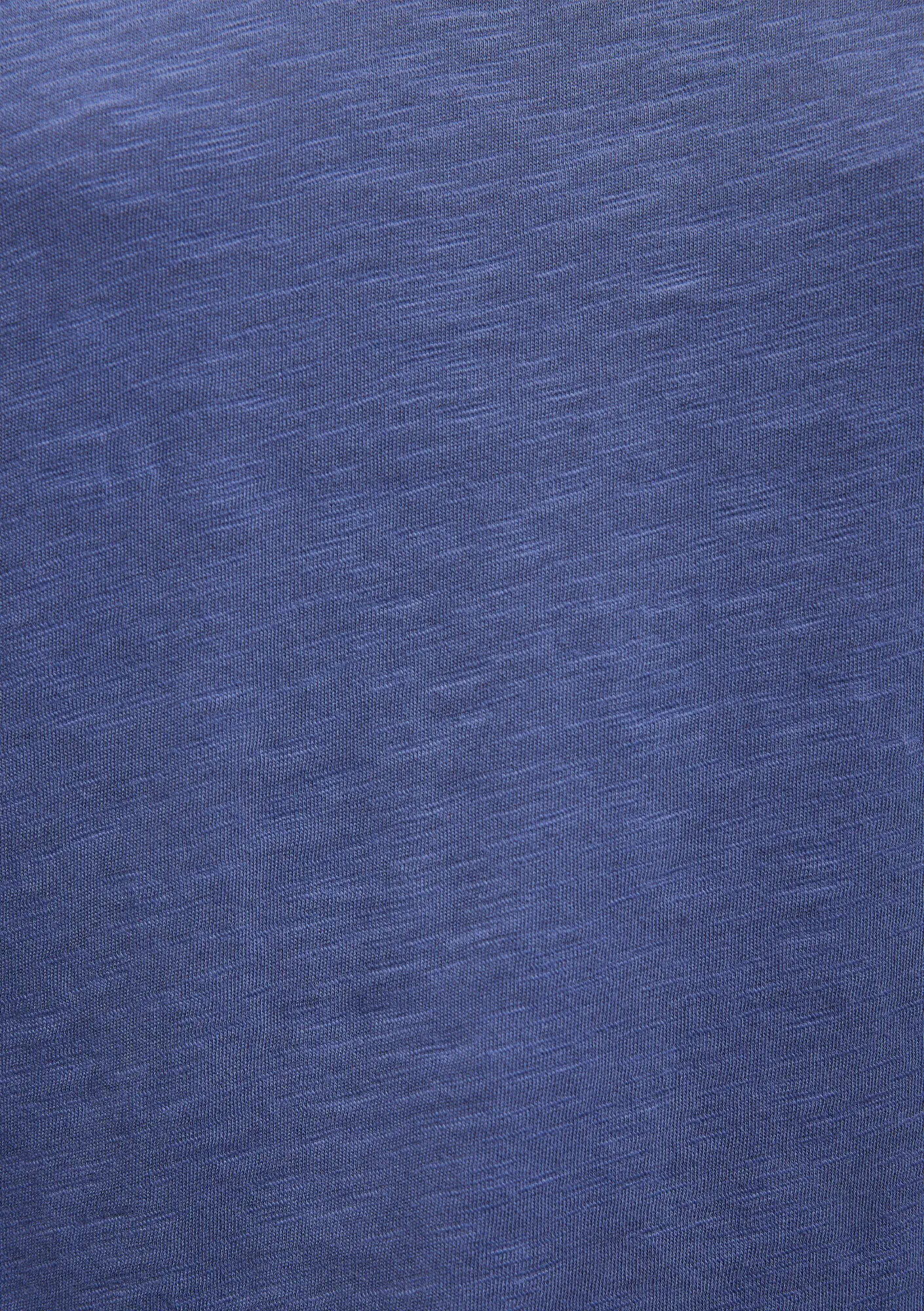 V Neck Blue Basic T-Shirt