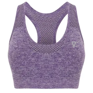 Validate Seamless Sports Bra Purple Marl