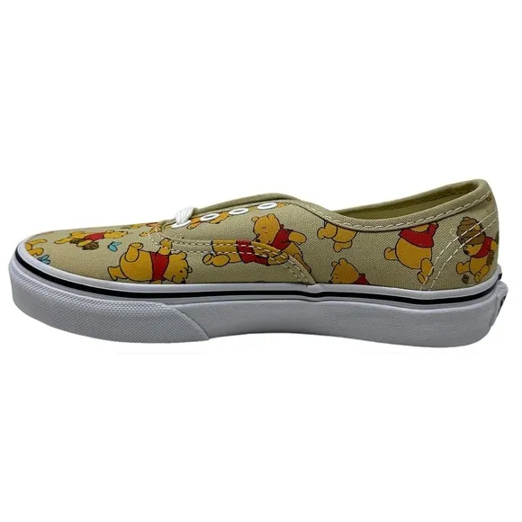Vans Off The Wall Kids Youth X Disney Winnie The Pooh Lace Up Shoes